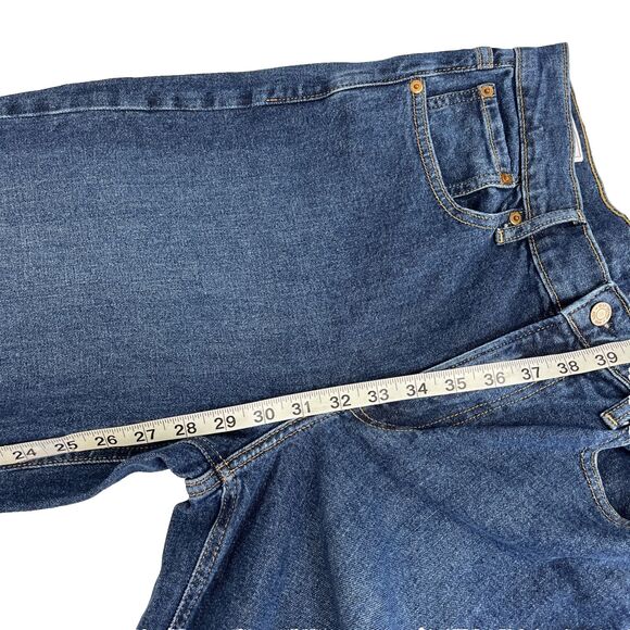 Women’s Gap High Rise Stride Wide Leg Denim Jeans Size 28 6 Short - Picture 9 of 10